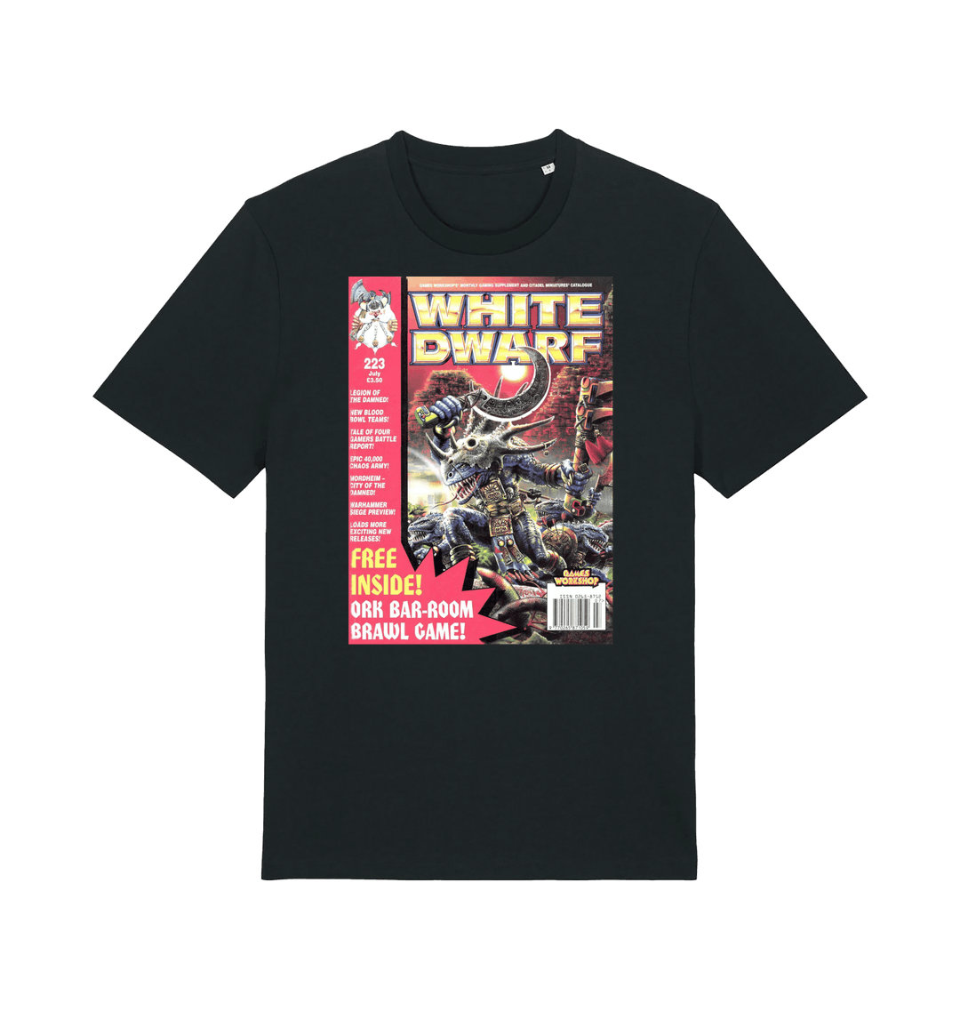 Black Printed T-shirt Front